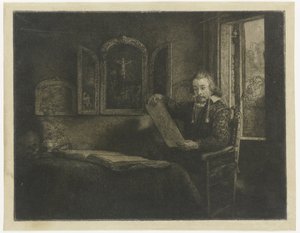 Abraham Francen, Apothecary by Rembrandt van Rijn