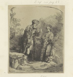 Abraham and Isaac by Rembrandt van Rijn