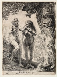 Adam and Eve by Rembrandt van Rijn