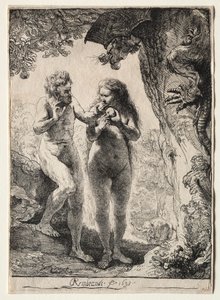 Adam and Eve by Rembrandt van Rijn