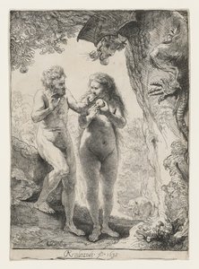 Adam and Eve by Rembrandt van Rijn