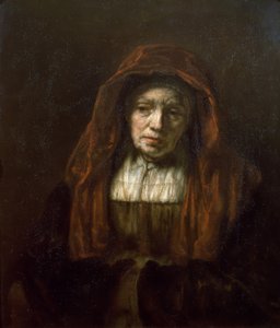 Old Woman with Headscarf by Rembrandt van Rijn