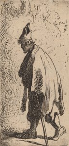 Beggar with a Stick, Walking to the Left