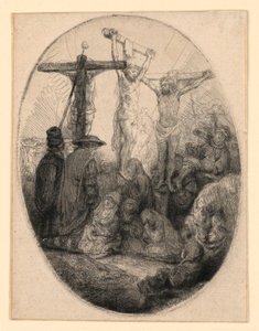 Christ Crucified Between the Two Thieves: An Oval Plate