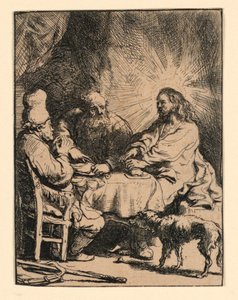 Christ at Emmaus: The Smaller Plate