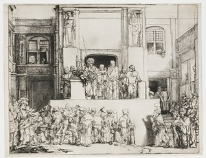 Christ Presented to the People: Oblong Plate