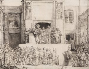 Christ Presented to the People. 1655 by Rembrandt van Rijn