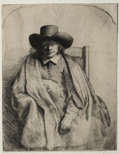 Clement de Jonghe, Printseller, 1651 by Rembrandt van Rijn