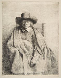 Clement de Jonghe, Printseller, 1651 by Rembrandt van Rijn