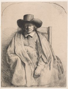 Clement de Jonghe, Printseller by Rembrandt van Rijn