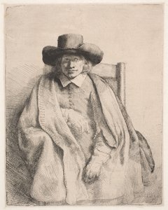 Clement de Jonghe, Printseller by Rembrandt van Rijn