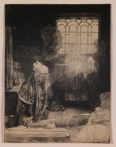 Faust (The Scholar in His Study) by Rembrandt van Rijn