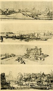 Four Landscape Studies by Rembrandt van Rijn