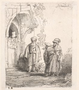 Jacob and Laban by Rembrandt van Rijn