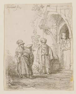 Jacob and Laban by Rembrandt van Rijn