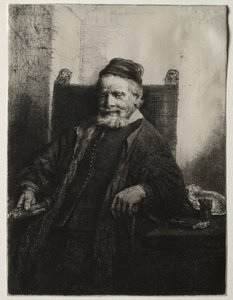 Jan Lutma, Goldsmith by Rembrandt van Rijn