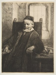Jan Lutma, Goldsmith by Rembrandt van Rijn