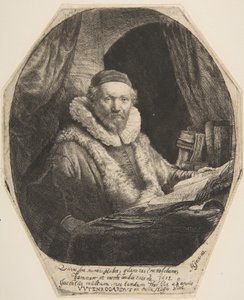 Jan Uytenbogaert by Rembrandt van Rijn