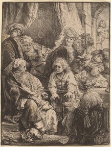Joseph Telling His Dreams by Rembrandt van Rijn