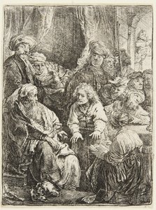 Joseph Telling His Dream by Rembrandt van Rijn