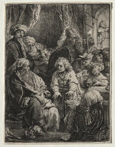 Joseph Telling His Dreams by Rembrandt van Rijn