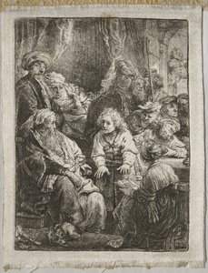Joseph Telling his Dreams by Rembrandt van Rijn