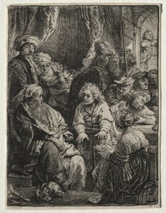 Joseph Telling His Dreams by Rembrandt van Rijn