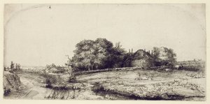 Landscape with Haybarn and a Flock of Sheep, c.1652