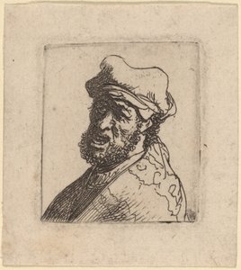 Man Crying Out, Three-Quarters Left by Rembrandt van Rijn