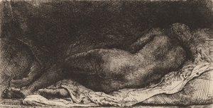 Negress Lying Down, 1658