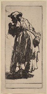 Old Beggar Woman with a Gourd by Rembrandt van Rijn