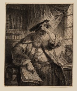 Old Man Shading His Eyes with His Hand by Rembrandt van Rijn