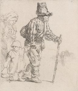 Peasant Family on the Tramp, c. 1652 by Rembrandt van Rijn