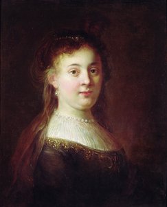 Portrait of Saskia van Uylenburch, c.1633