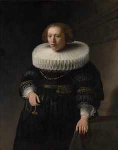 Portrait of a Woman, Probably a Member of the Van Beresteyn Family by Rembrandt van Rijn