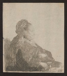 Portrait of Mother by Rembrandt van Rijn