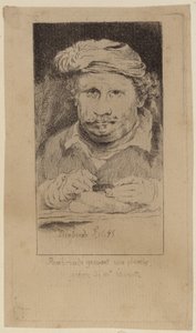 Rembrandt 1645 self portrait in the collection of Mariette by Rembrandt van Rijn