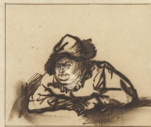 The Actor Willem Bartholsz Ruyter as a Peasant by Rembrandt van Rijn