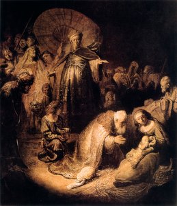 The Adoration of the Magi by Rembrandt van Rijn