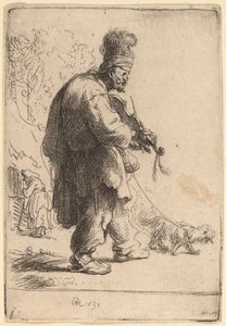 The Blind Fiddler by Rembrandt van Rijn