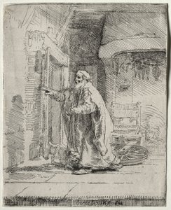 The Blindness of Tobit: The Larger Plate by Rembrandt van Rijn