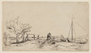 The Bridge at Klein Kostverloren on the Amstel by Rembrandt van Rijn