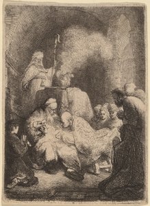 The Circumcision: Small Plate by Rembrandt van Rijn