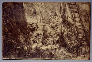 The Circumcision in the Stable by Rembrandt van Rijn