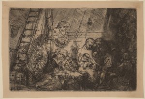 The Circumcision in the Stable by Rembrandt van Rijn