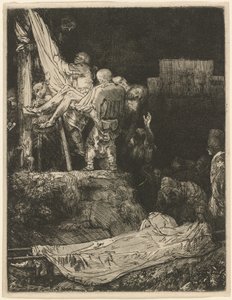 The Descent from the Cross by Torchlight by Rembrandt van Rijn