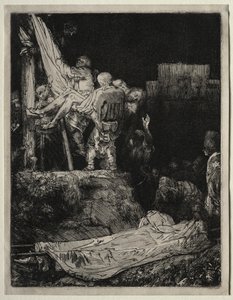 The Descent from the Cross by Torchlight by Rembrandt van Rijn