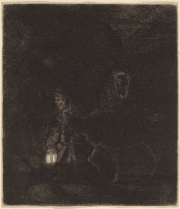 The Flight into Egypt by Rembrandt van Rijn