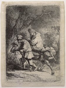 The Flight into Egypt by Rembrandt van Rijn