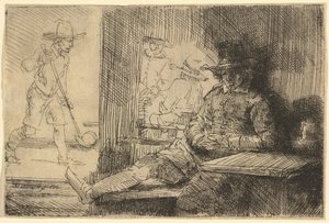 The Golf Player by Rembrandt van Rijn